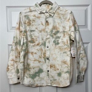 Boys denim Button Down Shirt Size Small, Medium, XL